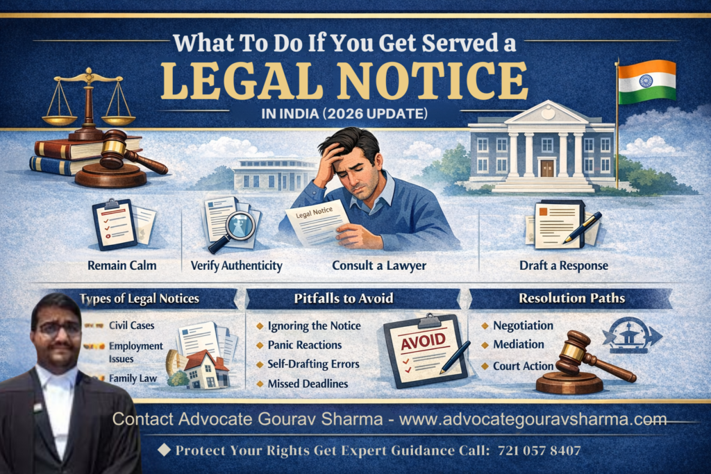 What to Do If You Receive a Legal Notice in India: A Complete Guide (2026)